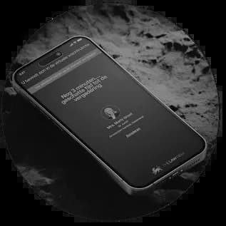 Cliënt start videogesprek met jurist in de digitale lobby van The Law Firm app.